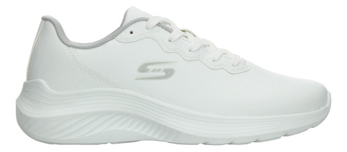Tenis Hombre Skechers Blanco Deportivo Entrenamiento Running Escolar Agujetas Cómodo Para Caballero
