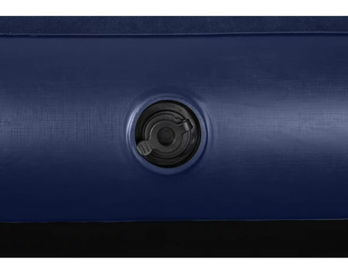 Cama Colchon Inflable Camping Twin Individual Ozark Airbed Color Azul