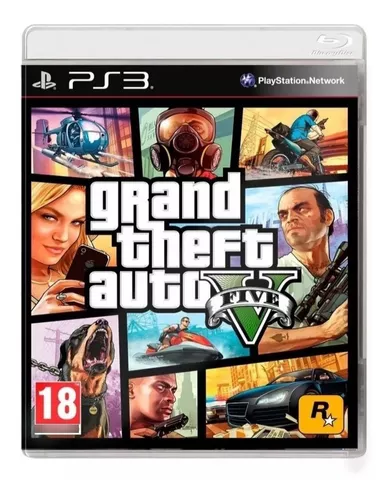 Jogo Grand Theft Auto V Gta 5 Ps3 Mídia Física Frete Grátis