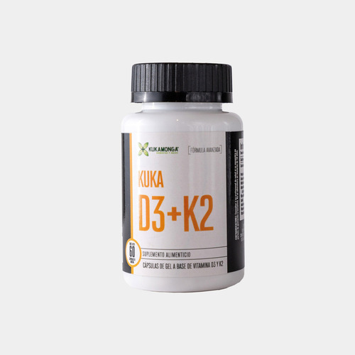 Vitamina D3 + Vitamina K2 - 60 Cápsulas | Kukamonga Sin Sabor