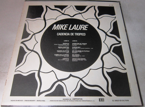 Mike Laure - Cadencia De Tropico Lp