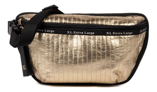 Riñonera Mujer Xl Extra Large Monaco Riñonera Dorado