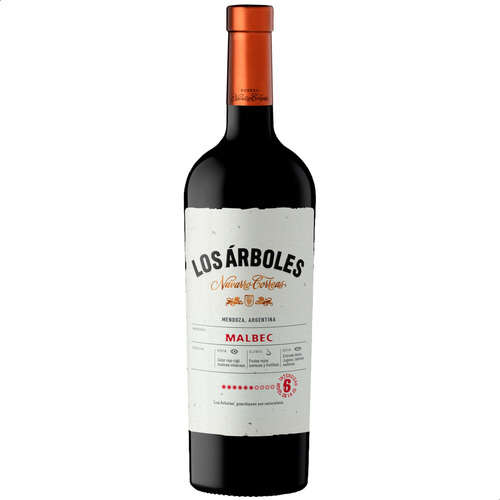 Vino Tinto Los Arboles Malbec Navarro Correas - Caja X6
