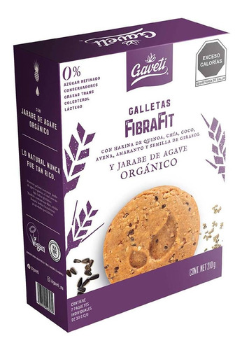 Galletas Saludables Gaveti Super Foods 210 g