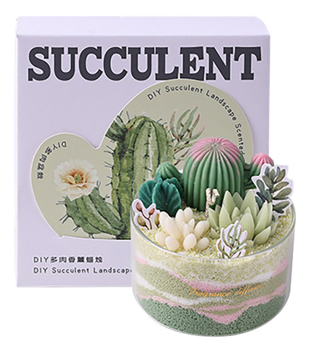 Vela De Té Con Forma De Cactus Para Decoración De Velas, Nov