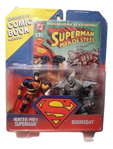 Superman Hunter Prey Vs Doomsday Kenner