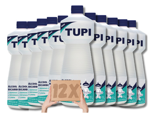 Kit 12l Alcool Multiuso Bicarbonato Limpeza Grelha Casa Piso