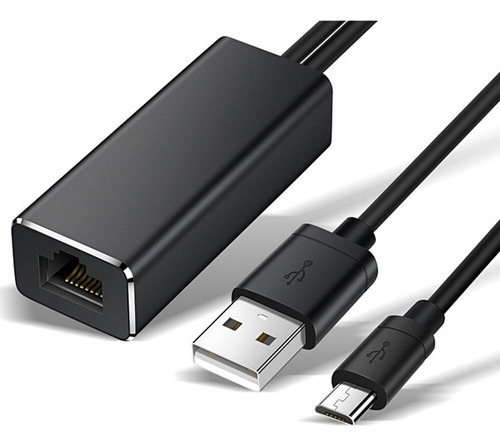 Cable Adaptador Ethernet Usb 2.0 Y Micro Usb