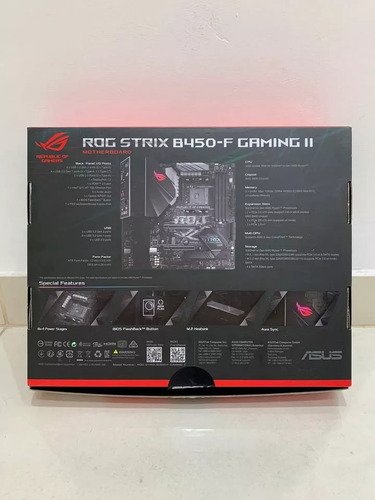 Mother Asus Rog Strix B450 F Gaming Ii Usada Gris Oscuro (Usado)