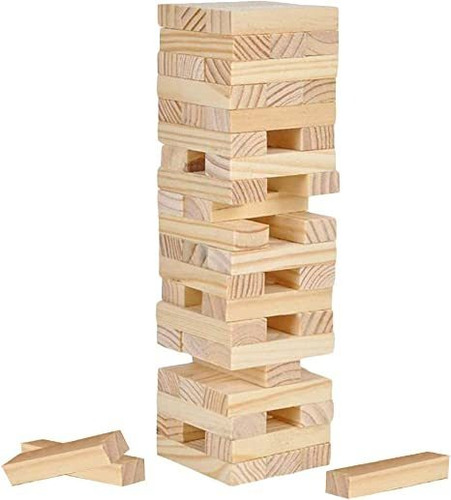 Artcreativity Mini Juego De Torre De Madera, Juego De Bloqu