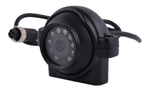 Cámara Ahd 720p 1mp Exterior Dvr Movil Conector Aviación Color Negro