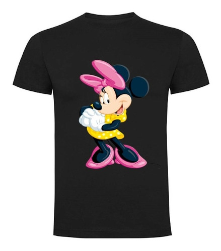 Polera Minnie Disney Infantil  Algodon  Estampada