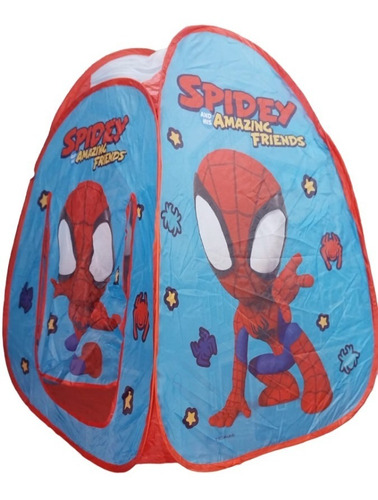 Carpita Casa Plegable Spiderman Sebigus