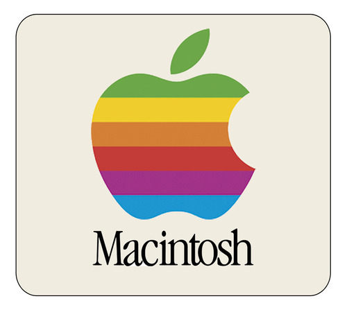 Mouse Pad Mac Macintosh Diseño Vintage Retro Apple 1155