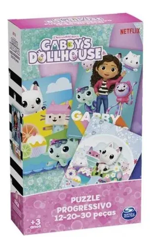 Quebra-cabeça Progressivo Gabby's Dollhouse Grow