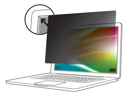 3m&trade; Bright Screen Privacy Filter For 13.3in Laptop Vvc