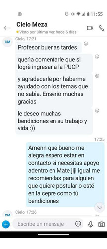 Clases De Matematicas A Domicilio, Via Skype O Google Meets
