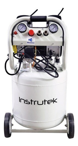Compresor de aire eléctrico portátil Instrutek WSOF150050V 50L 2hp 60Hz blanco
