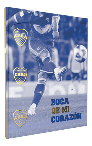 Cuaderno N° 3 19 X 23 Cm Tapa Dura 40 Hojas Boca Juniors Ppr