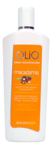 Shampoo + Acondicionad + Baño De Crema Olio Aceite Macadamia
