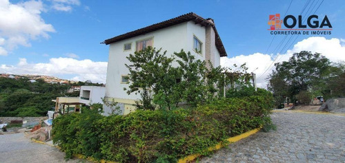Imagem 1 de 30 de Casa Com 05 Quartos Em Condomínio Fechado, À Venda - Gravatá/pe - Ca0596