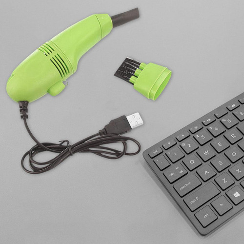 Aspirador De Pó De Mesa Recarregável Usb Para Verde