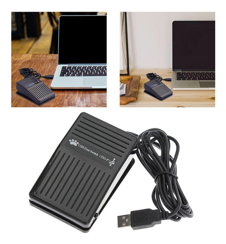 Interruptor De Pedal Único Usb Hid Invólucro De Plástico