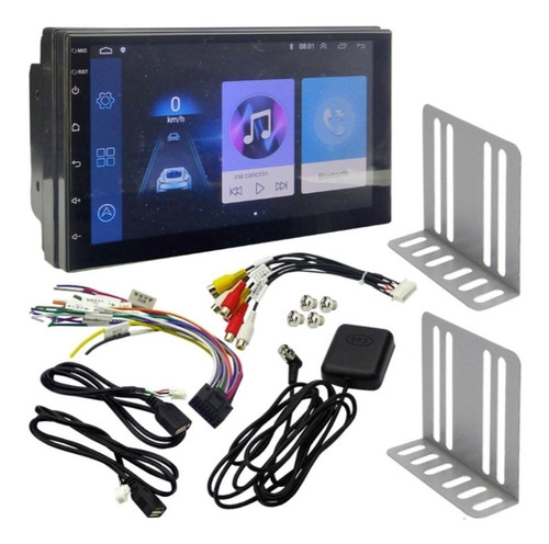 Radio Doble Andriod Con Pantalla Hd 7 Con Gps,usb,bluetooth