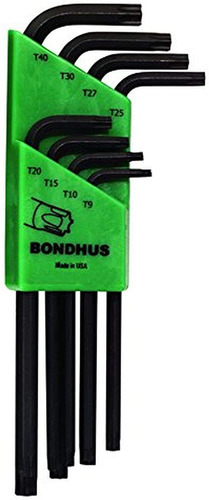 Bondhus 32434 - Juego De 8 Llaves En L Resistentes A La Mani