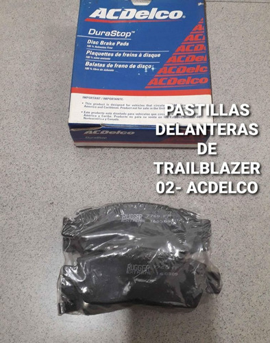 Pastillas Delanteras Trailblazer Acdelco
