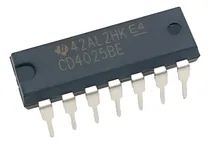 Comprar Circuito Integrado Cd4025 Dip Cd4025b Cd4025be Nubbeo