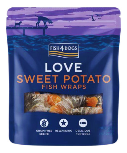 Snack Fish 4 Dogs Sweet Potato 