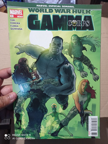 Cómic Marvel World War Hulk Gamma Corps No.1 De 4 Televisa 3