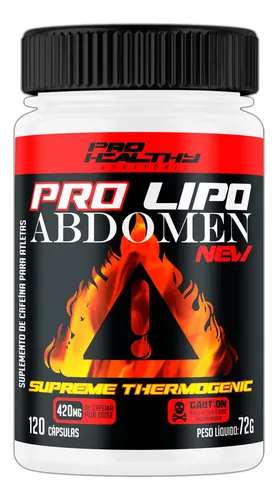 Termogênico Pro Lipo Abdomen 120cp Pro Healthy Laboratórios Sem s...