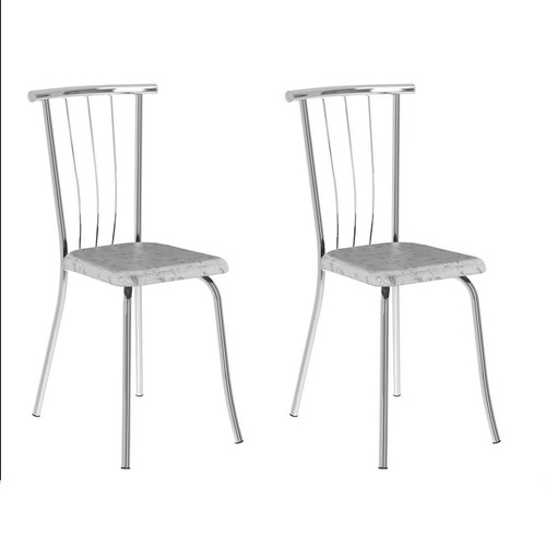 Conjunto De 2 Cadeiras Alvinopolis Ii Branco