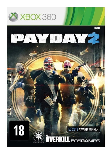 Payday 2  Standard Edition 505 Games Xbox 360 Digital