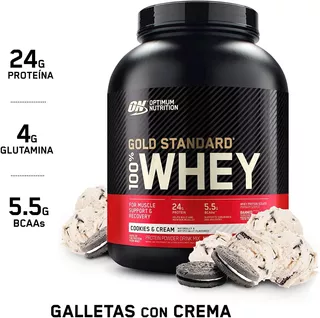 Proteina On Gold Standard 100% Whey 5 Lbs (2.26 Kg) Sabores!