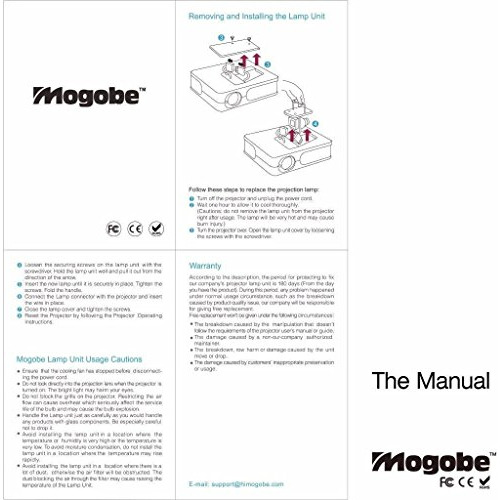 Mogobe Dt00871 Para Lampara Proyector Carcasa Hitachi Cp