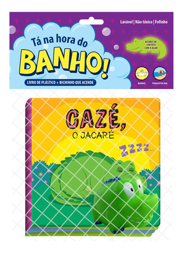 Livro De Banho Com Brinquedo Que Acende: Tá Na Hora Do Banho
