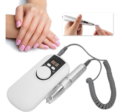 Pulidor De Uñas Profesional, Taladradora Portátil De 35000 R