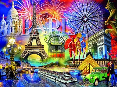 París Puzzle - Ciudades Colección - 1000 Unidades.