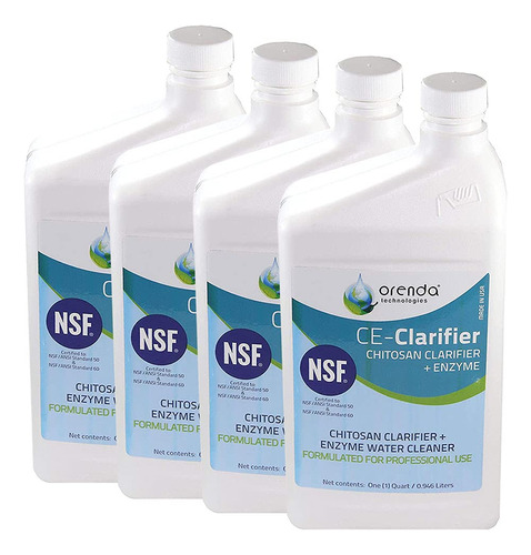 Orenda Ce Clarifier Chitosan Plus Enzima Natural Limpiador D