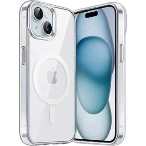  Apple Funda transparente para iPhone 15 Pro Max con MagSafe :  Celulares y Accesorios