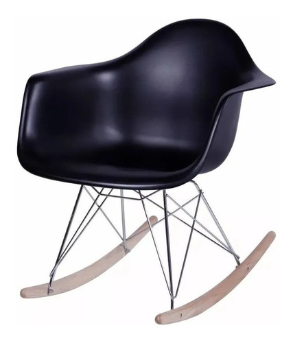 Cadeira De Balanço Madeira Com Braço Or Design 1122