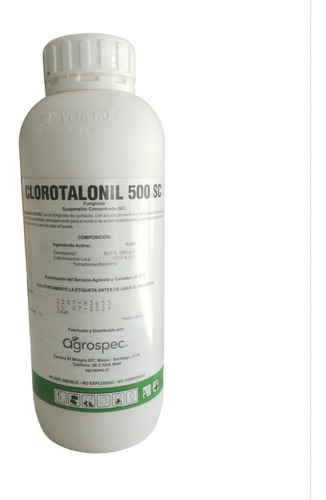 Fungicida Clorotanolil 500 Sc 1 Lt