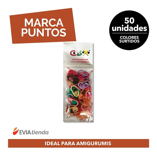 Marcapuntos 50 Unidades - Ideal Crochet Amigurumis