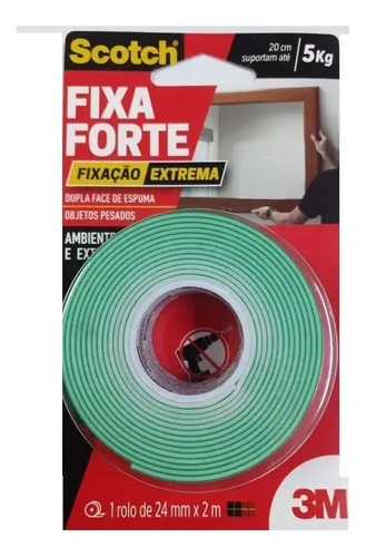 comprar Fita Dupla Face 3m Espuma 24mm X 2m Fixa Forte Extrema 