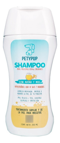 Petypup Shampoo Para Perros Hipoalergenico De Avena Y Miel