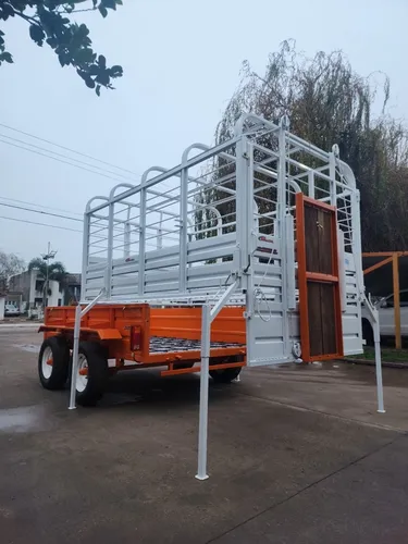 Acoplado Jaula 3 Metros Carro Vaquero Trailer Desmontable