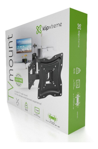 Imagen 10 de 11 de Soporte Led 13' A 46' Artic Hasta 35kg Klipxtreme Kpm-875 Ne